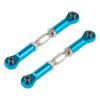 Adjustable Pull Rod for 08242 06016 1/10 2pcs 106017 166017 Metal Front Rear Linkages Alloy for Sonic Servos Link Upgrade Part for 94111 94188 view 1