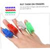 Vistnale LED Finger Lights for Kids, LED Finger Lights Colorful Plastic Thumb Ring Band Flashlight Toy for Kids Adults 24pcs view 2