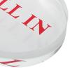 BESPORTBLE Large Red Crystal Glass Poker Chips Double Layer Dealer Button for Hold'em and Home Poker Games, Collectible Game Tokens for Gambling and Tournament Play view 3