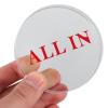 BESPORTBLE Large Red Crystal Glass Poker Chips Double Layer Dealer Button for Hold'em and Home Poker Games, Collectible Game Tokens for Gambling and Tournament Play view 4