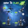 Spinner Rocket Launcher for Kids 200ft Self Launching Rocket Toy Gift view 4