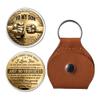 DoyoBest Personalized Pocket Hug Coin for Son, Encouraging Dad Message Keepsake, Unique Gift He Can Carry Every Day (01) view 1