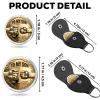 DoyoBest Personalized Pocket Hug Coin for Son, Encouraging Dad Message Keepsake, Unique Gift He Can Carry Every Day (01) view 4