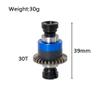 COMODO Metal Differential Parts for 1/18 1/14 RC Cars Front Rear Universal Replacement Drivetrain Gears Compatible with Grom Grom(Blue) view 2