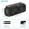 Jynexis Sun Moon Black Print Universal Stroller Organizer with Shoulder Strap & Cup HolderBaby Stroller Caddy Bag for Walking and Shopping view 3