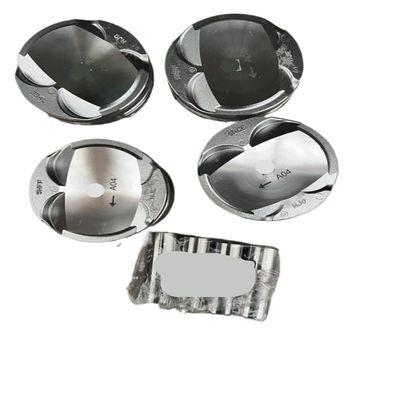 4-Piece Piston Set with Wrist Pins Compatible with Unik UNI-K A04 486ZQ5 Engine