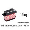8.4v 18kg.Cm 45g 0.065s/60 Brushless Motor High Torque Servo Steel Gear All CNC Case Mid Size BLS(Servo with 24mm Arn) view 2