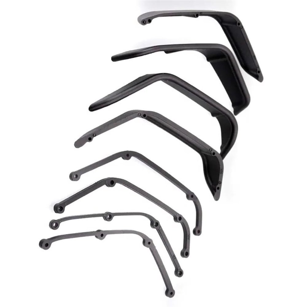 RC Jouets Parts 86100 1/10 Gear Shell Column Drive Shaft Pull Rod Tires Shock Absorber Rearview Mirror Wiper Set RC Car Spare Parts(Size6)