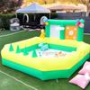 9FT Inflatable Ball Pit with Blower 4 in1 Playhouse Heighten Protection Shoot Dart Target Circles for Kids Gift Gift(9ftL9ftW5ftH) view 1