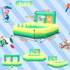 9FT Inflatable Ball Pit with Blower 4 in1 Playhouse Heighten Protection Shoot Dart Target Circles for Kids Gift Gift(9ftL9ftW5ftH) view 2