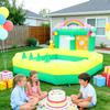 9FT Inflatable Ball Pit with Blower 4 in1 Playhouse Heighten Protection Shoot Dart Target Circles for Kids Gift Gift(9ftL9ftW5ftH) view 4