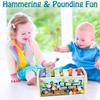 KIDWILL LAND Wooden Hammering Pounding Toy Montessori Toys for 1 Year Old view 2