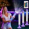 13.8" Glowing Rainbow LED Water Blaster | Summer Fun that Pops Like Magic, LED Water Blaster with Rainbow Lights - Glow in The Dark Water Gun for Adults, for Outdoor Summer Party (3PCS) view 1