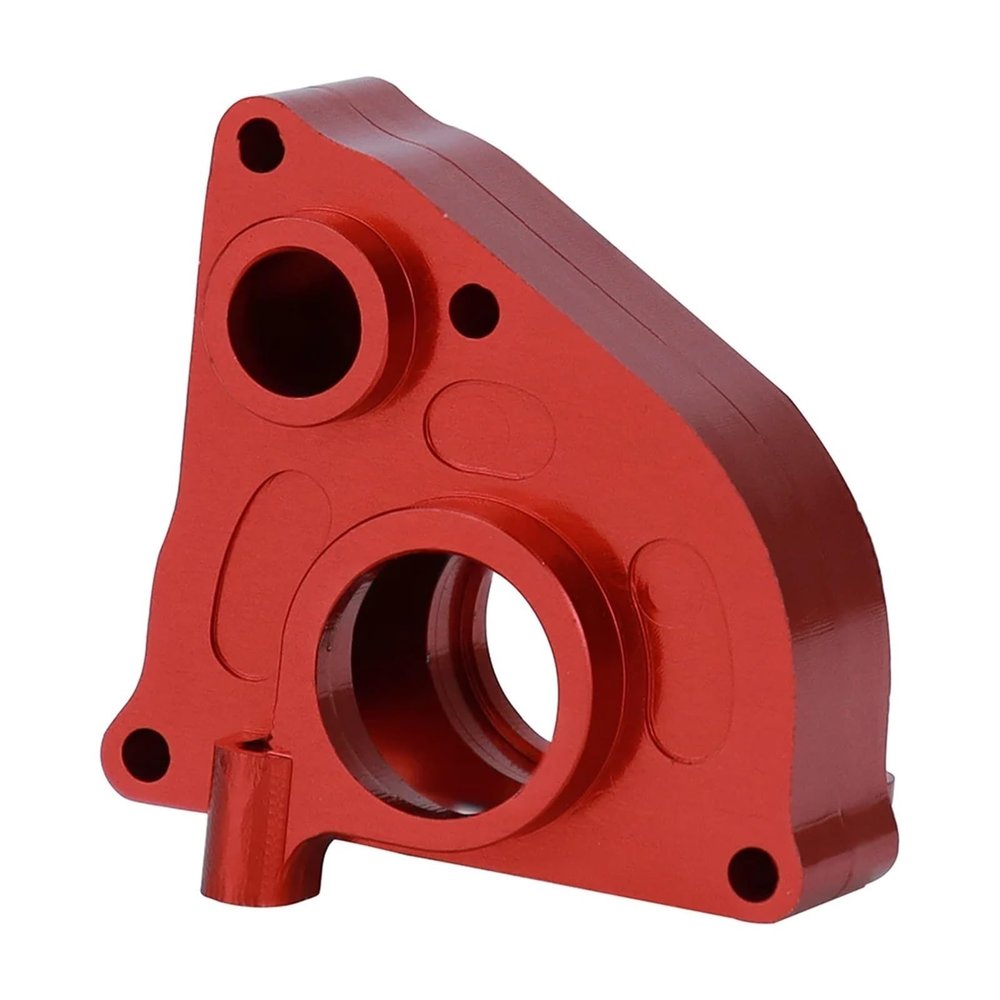 RC Car Accessories for SCX24 for Gladiator for Bronco C10 for JLU for Deadbolt 1/24 rc Car Accessories 1Pcs Metal Intermediate Transmission Case(Red)