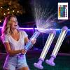 13.8" Glowing Rainbow LED Water Blaster | Summer Fun that Pops Like Magic, LED Water Blaster with Rainbow Lights - Glow in The Dark Water Gun for Adults, for Outdoor Summer Party (2PCS) view 1