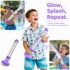 13.8" Glowing Rainbow LED Water Blaster | Summer Fun that Pops Like Magic, LED Water Blaster with Rainbow Lights - Glow in The Dark Water Gun for Adults, for Outdoor Summer Party (2PCS) view 4