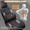 VIUDMEK Full Set Car Seat Covers for Toyota Corolla Hybrid 2020-2026 Leather Seat Covers Waterproof Front Seats&Rear Car Seat Protector Breathable Car Seat Cushion Cover Black&Red view 4