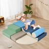 Gecheer Soft Foam Climb and Crawl Playset 6-Piece Indoor Play Structure for Toddlers Kids Active Play view 3
