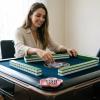 Mahjong Trinket Dish| Dice Tray | 3D Printed Game Night Accessory Organizer | Tile-Inspired Tray for Dice, Coins and Markers (A) view 2