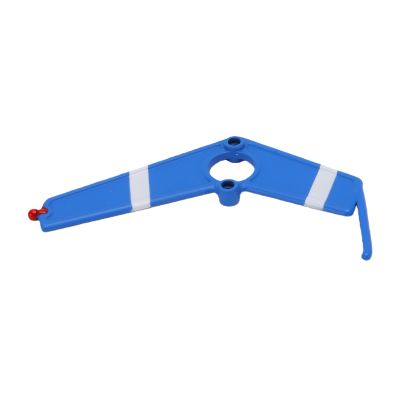 ToysCentral Basics Horizontal Tail Vertical Tail Fuselage Decor Spare Parts for 206 RC Helicopter (Blue)