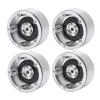 4pcs 2.2 Inches Metal Wheel Rims Hub with Brake Disc, Aluminum Alloy Wheel Hub for 1/10 RC Car, Compatible with Axial SCX10 90046 SCX10 III - 4 Wraith Capra view 2