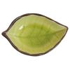 lstyty Montessori Leaf-Shaped Ceramic Dishes, Ice Crack Glaze Leaf Bowls, Small Serving Dishes Practical Life Activities (4PCS) view 4