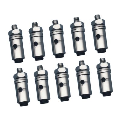 10pcs Metal Adjustable Pushrod Connectors Linkage Stopper for Remote Aircraft Boats Helicopter Model 2mm Thread Diameter Connectors