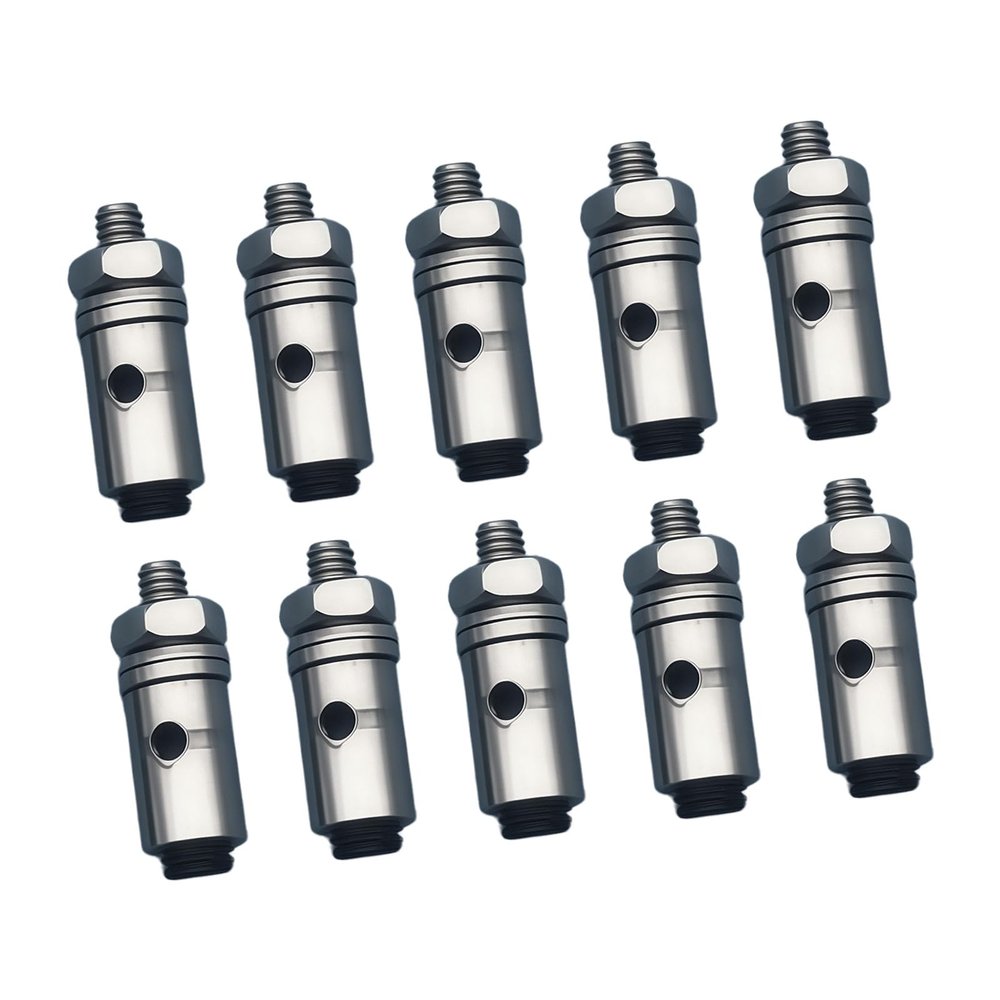 10pcs Metal Adjustable Pushrod Connectors Linkage Stopper for Remote Aircraft Boats Helicopter Model 2mm Thread Diameter Connectors
