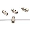 10pcs Metal Adjustable Pushrod Connectors Linkage Stopper for Remote Aircraft Boats Helicopter Model 2mm Thread Diameter Connectors view 2