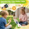 Video Walkie Talkies for Kids 2 Pack, Rechargeable 1000mAh, Rotatable HD Camera, Long Range Outdoor Toys for Camping, Hiking, Travel, Christmas Birthday Gifts for Girls Boys 3-12 Year Olds view 2