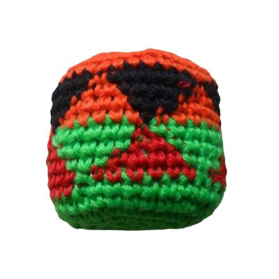 Hand-Made Knitted Footbag | Hackys-Sacks Balls for Adults Kids | Foot Bag Crochet Foot Bags for Beginners, Coordinating Balance Exercises, 1pc, Random Color