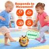 Move2Play, Hilariously Interactive Toy with Music & Sound Effects for Boy & Girl | Ball for Toddler & Baby | 12, 18+ Months | 1, 2, 3+ Year Old (Animal Ball - Giraffe) view 3