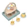 Hamwesh Tea Party Set, Simulation Dessert Rack Kids Kitchen Playset, Princess Toy with Pot Cup Spoon for Little Girls Toddlers Birthday Gifts view 1