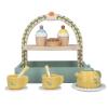 Hamwesh Tea Party Set, Simulation Dessert Rack Kids Kitchen Playset, Princess Toy with Pot Cup Spoon for Little Girls Toddlers Birthday Gifts view 2