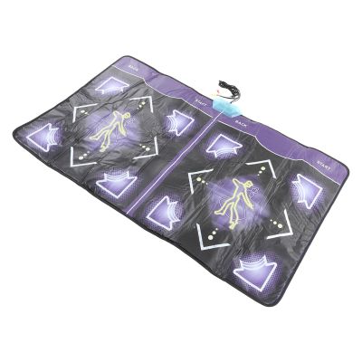 Asixxsix Dance Mat, Slip HD Output Dance Pad, Electronic Mat with 2 Wireless Remote Controllers for Home Exercise Fitness and Family Fun