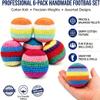 Hand-Made Knitted Ball - Pack of 1/3/6/12Ball for Style Games, Juggling, Tricks & Outdoor GamesJuggling Balls for Beginners, Handmade Gifts (Random Color 6Pcs) view 3