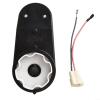 Electric Motor, for Ride On Car, RS390 RS550 High Torque DC Transmission with Metal Gears, 12V Low Noise Replacement Parts, for Children Toys Black(RS550 12V 18000RPM) view 3