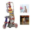 Elephant On Tricycle Tin Toy, Retro Iron Wind Up Toy for Adult Collection view 3