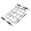 Rc Car Steering Cup for SCY 16101 16102 16103 16104 16106 16201 1/16 Metal Upgrade Suspension Arms Steering Cup Linkage Rear Hub Shock Absorber RC Car Parts(Silver) view 1