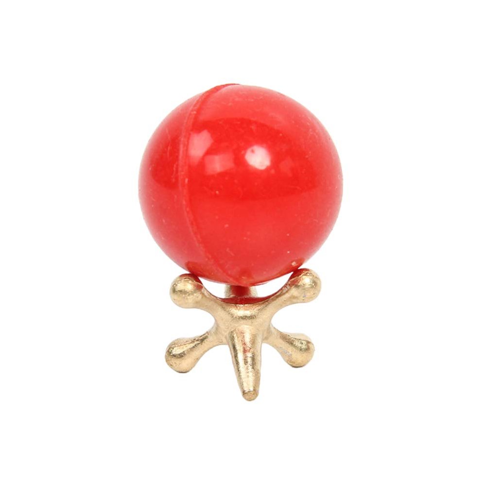 Omquot Metal Jumping Ball Toys Set Classic Toy for Kids Skill Alloy Material 11 Pieces (As Shown)