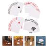 WESIEVYA 4 Sets Sublimation Blank Playing Cards - White Blank Board Game Pieces - Printable Poker Themed Supplies for Replacement Board Gaming view 3
