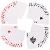 WESIEVYA 4 Sets Sublimation Blank Playing Cards - White Blank Board Game Pieces - Printable Poker Themed Supplies for Replacement Board Gaming view 4