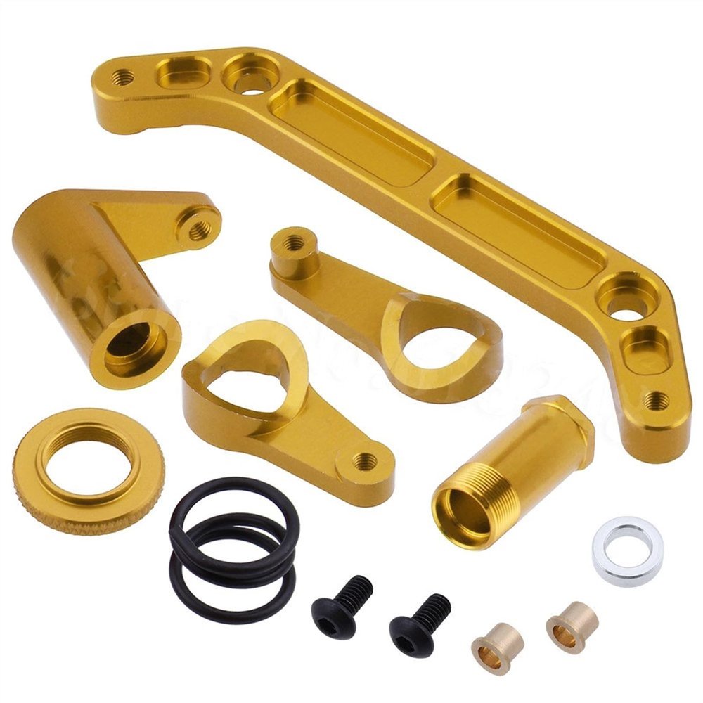 Rc Replacement Parts for JLB for Racing for Cheetah 1/10 Brushless RC Car for Monster Truck Upgrade Parts Steering Servo Saver Complete Set Decoration EA1009 EA1011(6869)