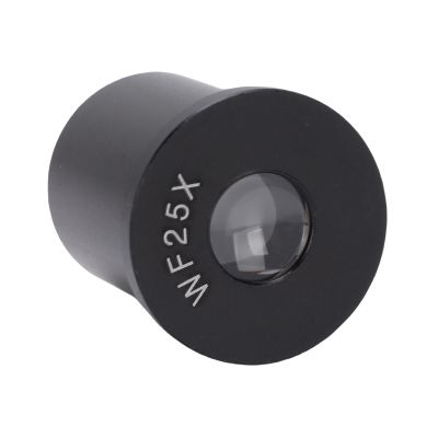Diyeeni Microscope Eyepiece, 25X Aluminum Alloy Optical Glass Microscope Eyepiece Lens, Biological with 12mm Aperture for Standard Microscopes