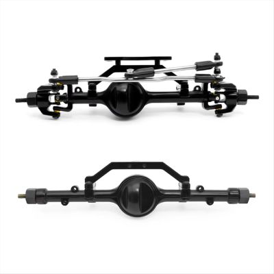 Rc Parts Compatible with D90 for Gelande II TF2 for Yota II Upgrade Parts CNC Metal Front and Rear Axles 1/10 Rc Crawler Car Accessories