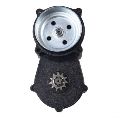 49CC 4-Stroke Double Chain Clutch Drive Gear Box, for Mini Off-Road Motor Bike and, Aluminum Alloy Steel Transmission Case Replacement Part