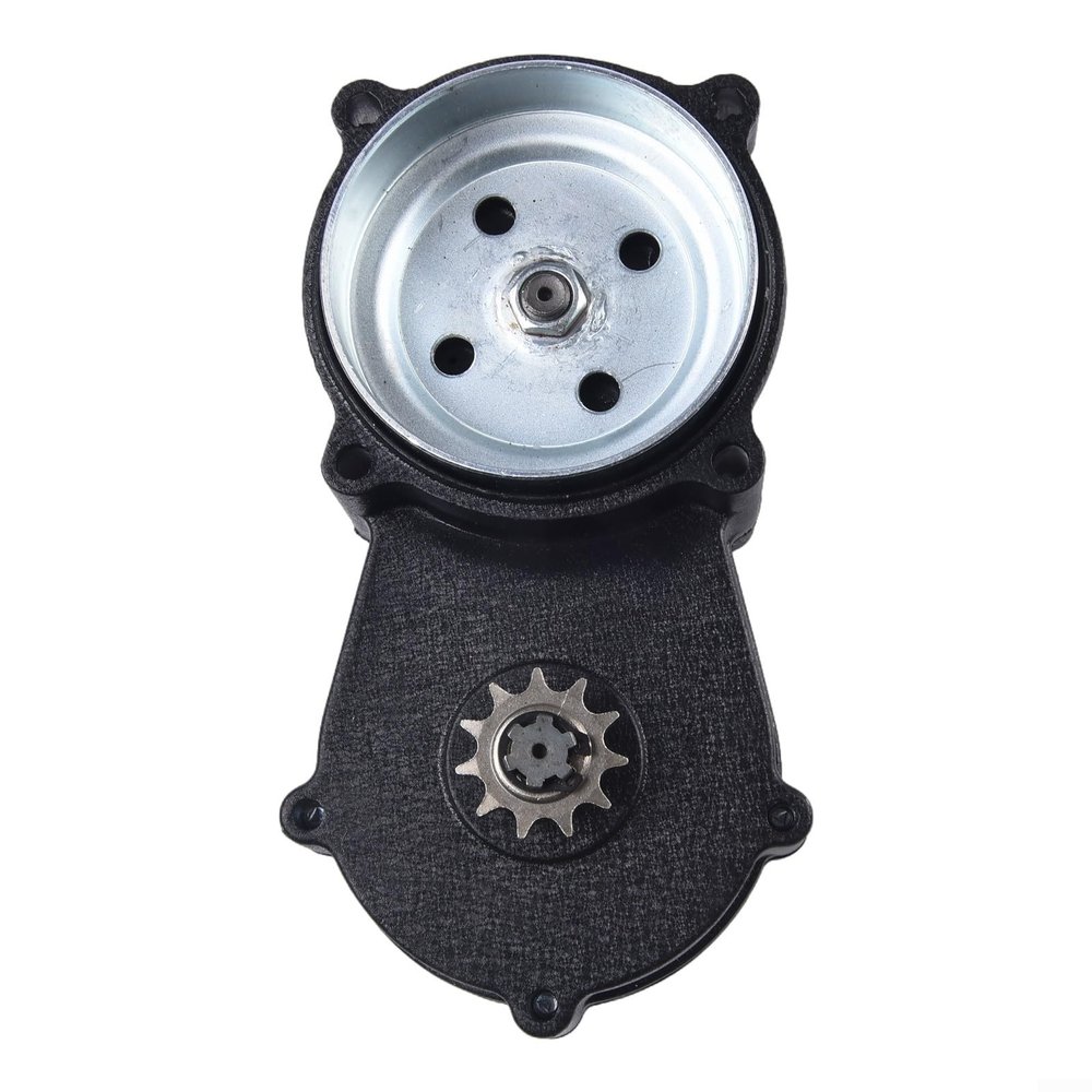 49CC 4-Stroke Double Chain Clutch Drive Gear Box, for Mini Off-Road Motor Bike and, Aluminum Alloy Steel Transmission Case Replacement Part