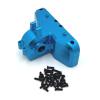 RC Cars Models Compatible with MJX 14301 14302 14303 1/14 RC Car Parts Accessories Metal Upgraded Gearbox Cover(Blue) view 1
