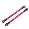 Aluminum Push Rods Premium Material Transmission Function Red Revo Summit E Replacement Part 2Pcs 1/10 RC Car Push Rod view 3