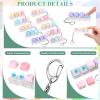 Teyva Daily 10 Pcs Colorful Keyboard Fidget Clicker Keychain, 4-in-1 view 4